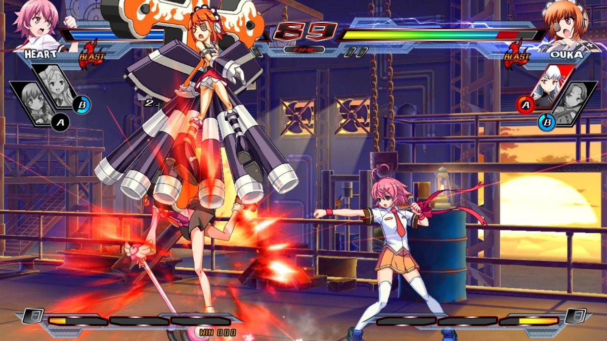 Nitroplus Blasterz: Heroines Infinite Duel screenshot 2 for Playstation 3